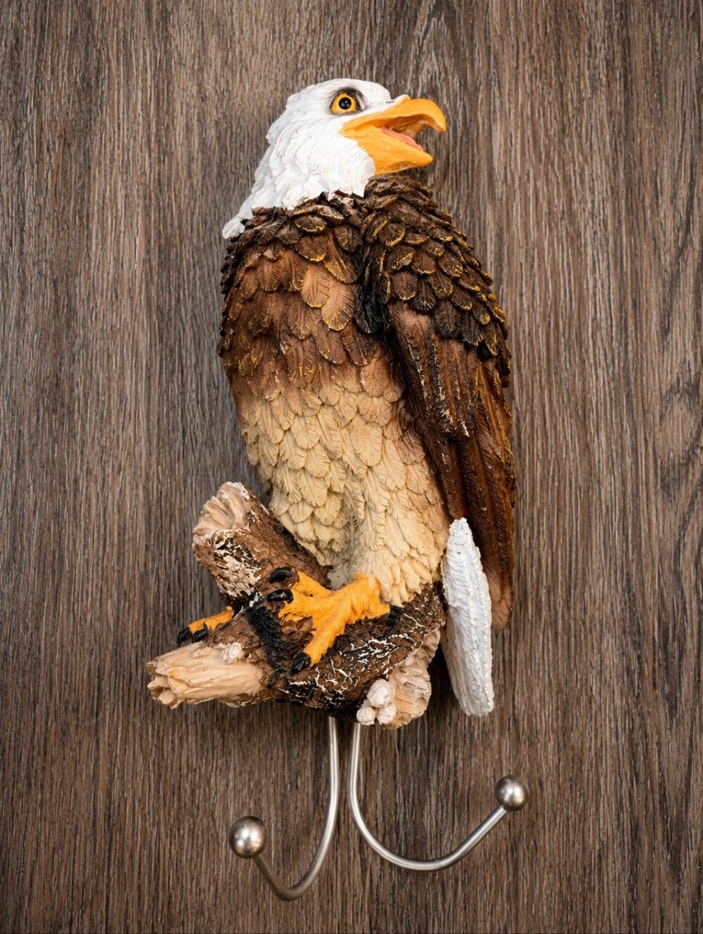 Decortive Vintage American Bald Eagle Wall Hook